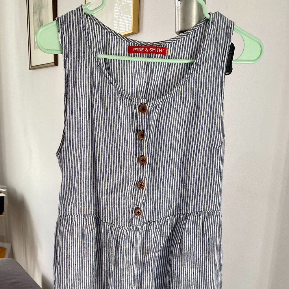 Pyne & Smith Model No.24 Dress Size Small Cosette Stripe